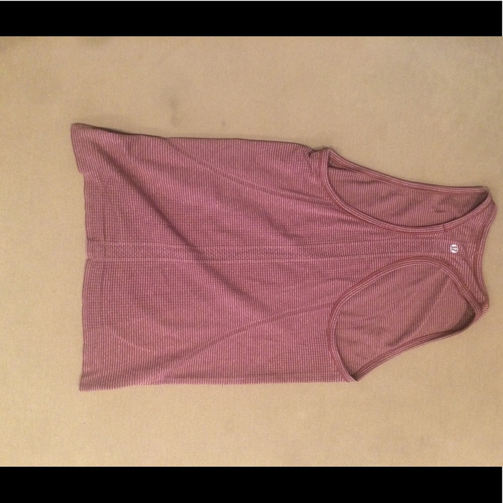 LULULEMON- Maroon Razorback Tank
